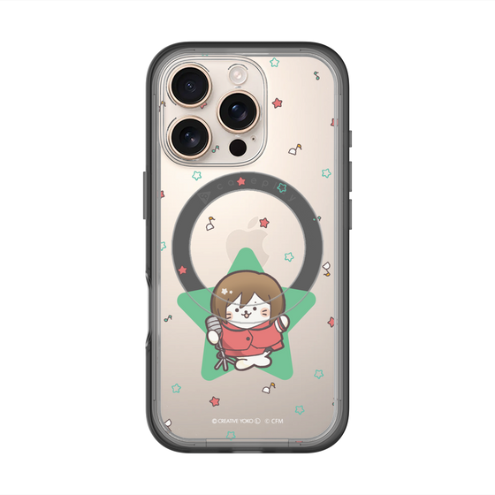 スリムプロテクションプレミアムケース with MagSafe［ しろたん×初音ミク - MEIKO - しろたん変身 ］