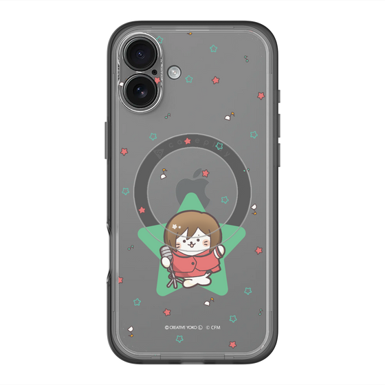 スリムプロテクションプレミアムケース with MagSafe［ しろたん×初音ミク - MEIKO - しろたん変身 ］
