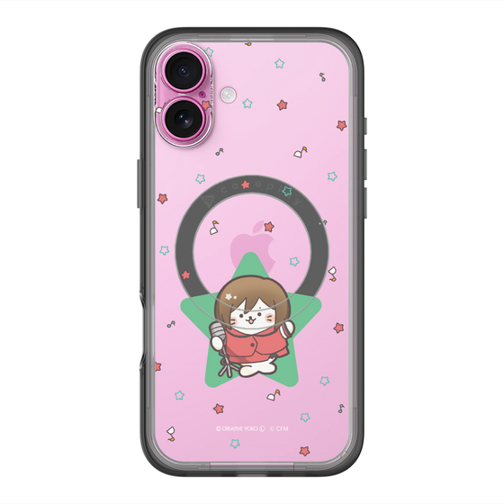 スリムプロテクションプレミアムケース with MagSafe［ しろたん×初音ミク - MEIKO - しろたん変身 ］