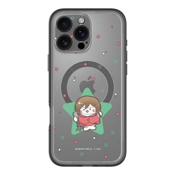 スリムプロテクションプレミアムケース with MagSafe［ しろたん×初音ミク - MEIKO - しろたん変身 ］