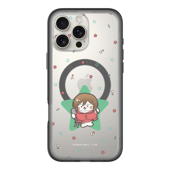 スリムプロテクションプレミアムケース with MagSafe［ しろたん×初音ミク - MEIKO - しろたん変身 ］