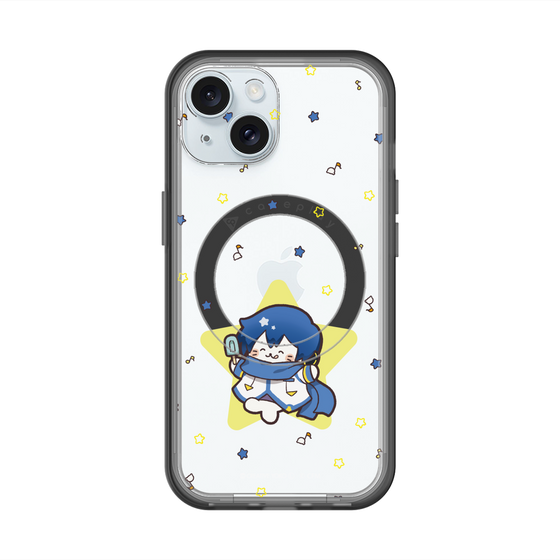 スリムプロテクションプレミアムケース with MagSafe［ しろたん×初音ミク - KAITO - しろたん変身 ］