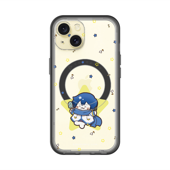 スリムプロテクションプレミアムケース with MagSafe［ しろたん×初音ミク - KAITO - しろたん変身 ］