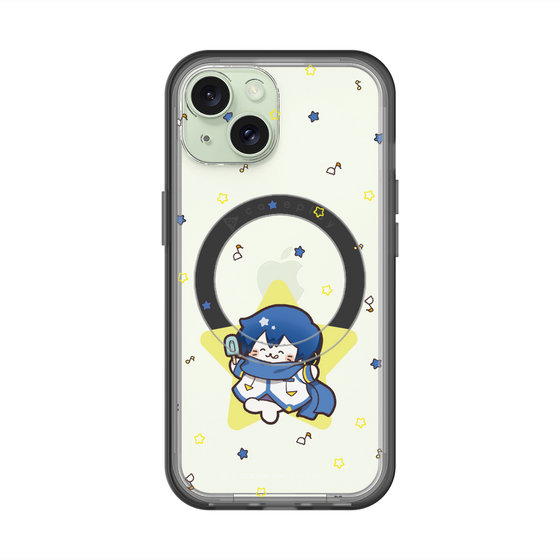 スリムプロテクションプレミアムケース with MagSafe［ しろたん×初音ミク - KAITO - しろたん変身 ］