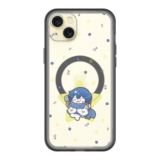 スリムプロテクションプレミアムケース with MagSafe［ しろたん×初音ミク - KAITO - しろたん変身 ］