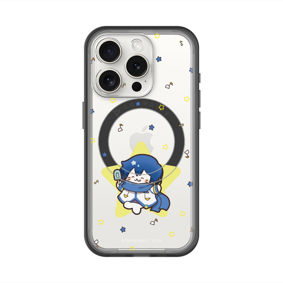 スリムプロテクションプレミアムケース with MagSafe［ しろたん×初音ミク - KAITO - しろたん変身 ］