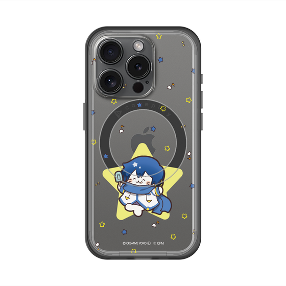スリムプロテクションプレミアムケース with MagSafe［ しろたん×初音ミク - KAITO - しろたん変身 ］