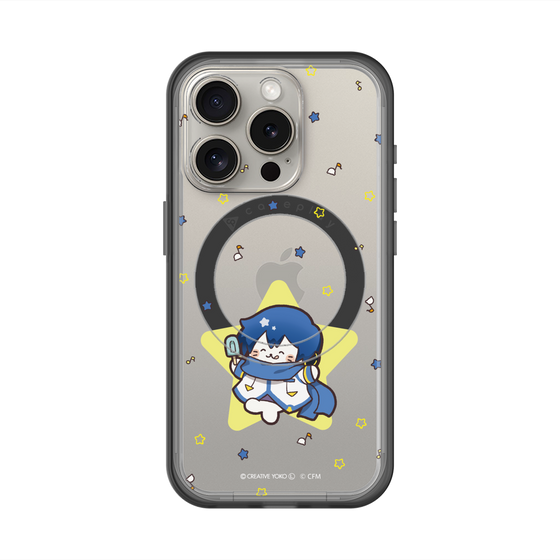スリムプロテクションプレミアムケース with MagSafe［ しろたん×初音ミク - KAITO - しろたん変身 ］