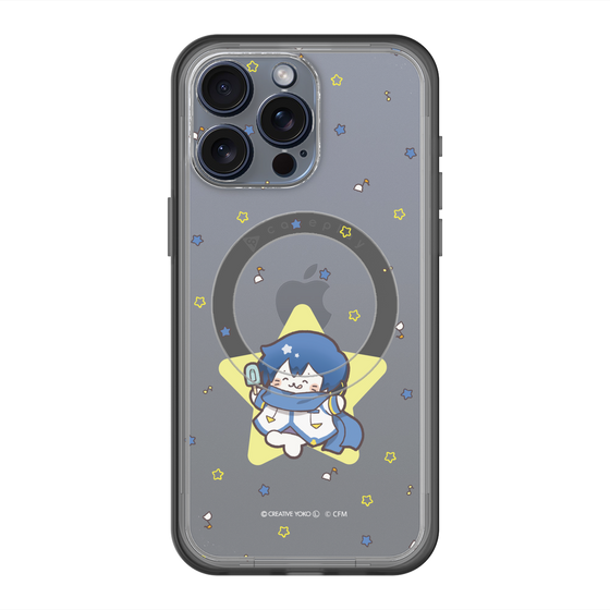 スリムプロテクションプレミアムケース with MagSafe［ しろたん×初音ミク - KAITO - しろたん変身 ］