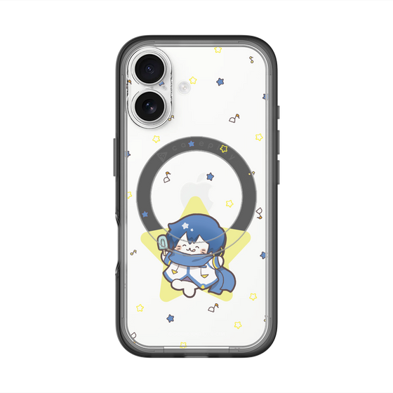 スリムプロテクションプレミアムケース with MagSafe［ しろたん×初音ミク - KAITO - しろたん変身 ］