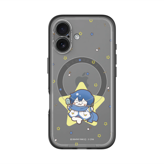 スリムプロテクションプレミアムケース with MagSafe［ しろたん×初音ミク - KAITO - しろたん変身 ］