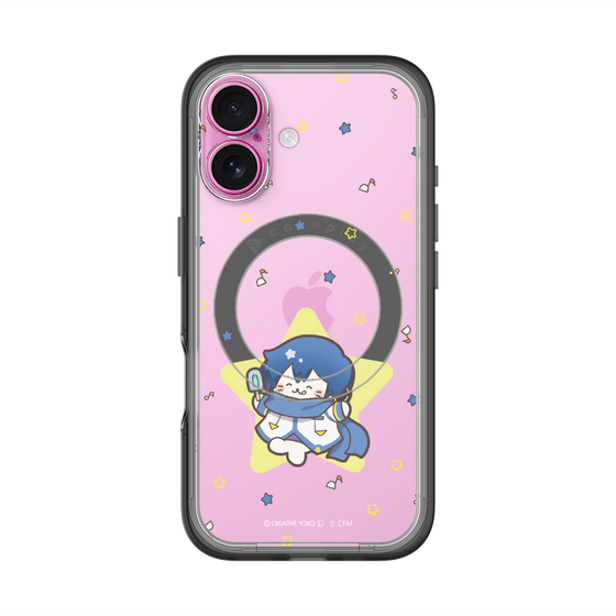 スリムプロテクションプレミアムケース with MagSafe［ しろたん×初音ミク - KAITO - しろたん変身 ］