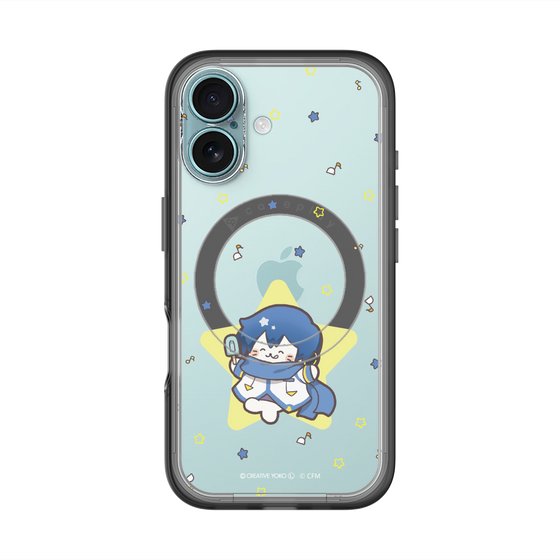 スリムプロテクションプレミアムケース with MagSafe［ しろたん×初音ミク - KAITO - しろたん変身 ］