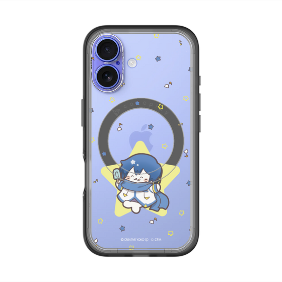 スリムプロテクションプレミアムケース with MagSafe［ しろたん×初音ミク - KAITO - しろたん変身 ］