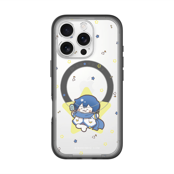 スリムプロテクションプレミアムケース with MagSafe［ しろたん×初音ミク - KAITO - しろたん変身 ］