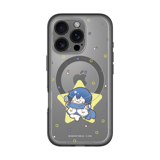スリムプロテクションプレミアムケース with MagSafe［ しろたん×初音ミク - KAITO - しろたん変身 ］