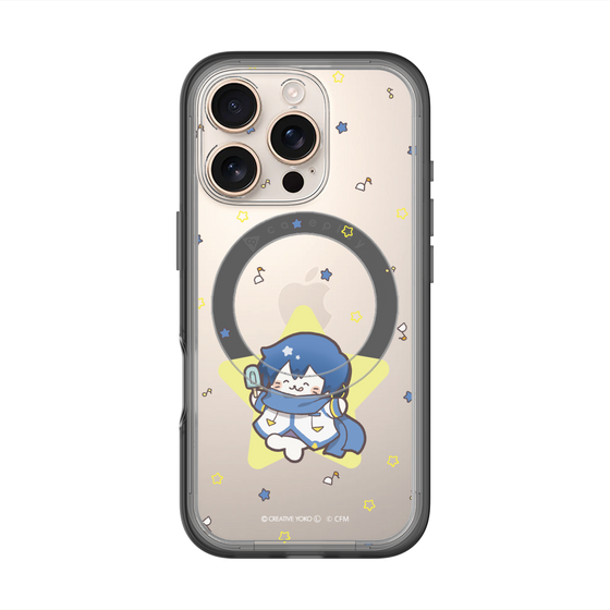 スリムプロテクションプレミアムケース with MagSafe［ しろたん×初音ミク - KAITO - しろたん変身 ］