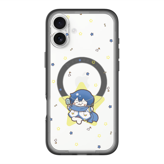 スリムプロテクションプレミアムケース with MagSafe［ しろたん×初音ミク - KAITO - しろたん変身 ］
