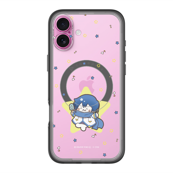 スリムプロテクションプレミアムケース with MagSafe［ しろたん×初音ミク - KAITO - しろたん変身 ］