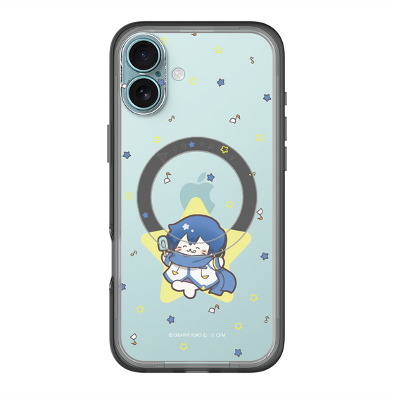 スリムプロテクションプレミアムケース with MagSafe［ しろたん×初音ミク - KAITO - しろたん変身 ］