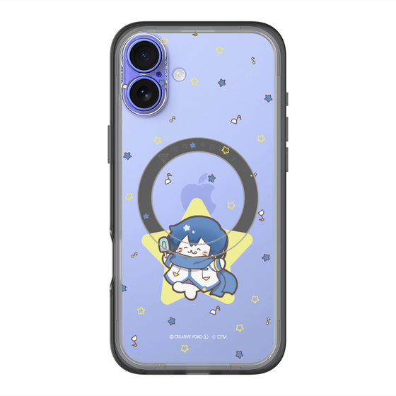 スリムプロテクションプレミアムケース with MagSafe［ しろたん×初音ミク - KAITO - しろたん変身 ］