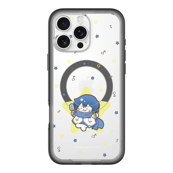 スリムプロテクションプレミアムケース with MagSafe［ しろたん×初音ミク - KAITO - しろたん変身 ］