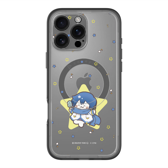 スリムプロテクションプレミアムケース with MagSafe［ しろたん×初音ミク - KAITO - しろたん変身 ］
