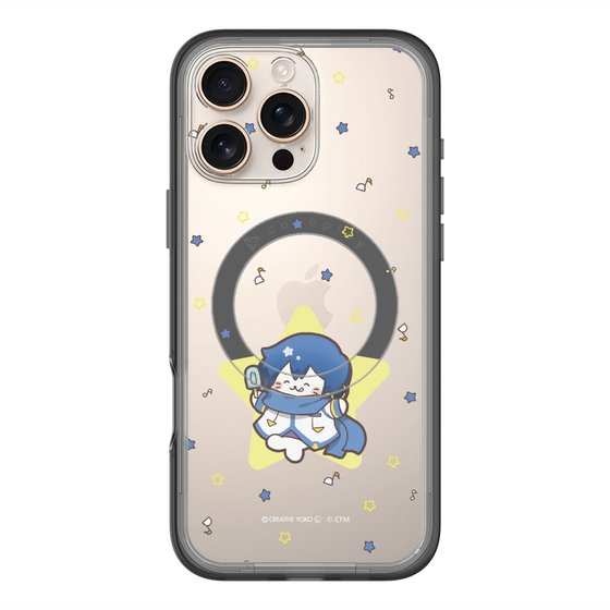 スリムプロテクションプレミアムケース with MagSafe［ しろたん×初音ミク - KAITO - しろたん変身 ］