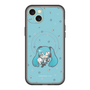 スリムプロテクションプレミアムケース with MagSafe［ しろたん×初音ミク - 初音ミク - しろたんと一緒 ］