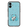 スリムプロテクションプレミアムケース with MagSafe［ しろたん×初音ミク - 初音ミク - しろたんと一緒 ］