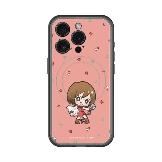 スリムプロテクションプレミアムケース with MagSafe［ しろたん×初音ミク - MEIKO - しろたんと一緒 ］