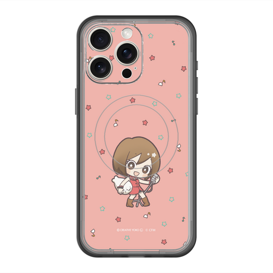 スリムプロテクションプレミアムケース with MagSafe［ しろたん×初音ミク - MEIKO - しろたんと一緒 ］
