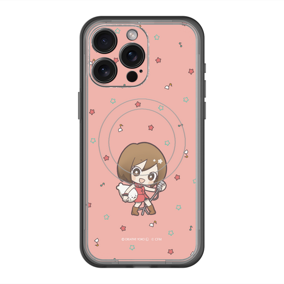スリムプロテクションプレミアムケース with MagSafe［ しろたん×初音ミク - MEIKO - しろたんと一緒 ］