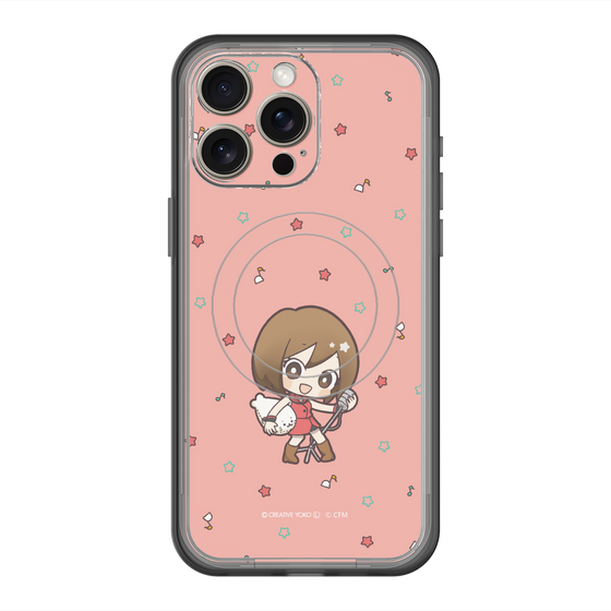 スリムプロテクションプレミアムケース with MagSafe［ しろたん×初音ミク - MEIKO - しろたんと一緒 ］