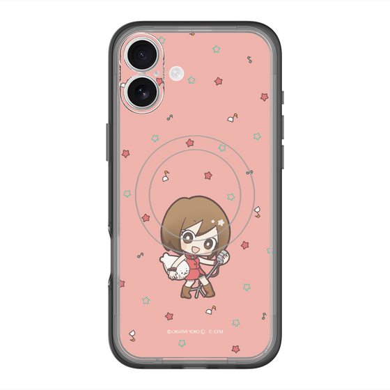 スリムプロテクションプレミアムケース with MagSafe［ しろたん×初音ミク - MEIKO - しろたんと一緒 ］