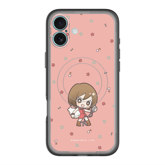 スリムプロテクションプレミアムケース with MagSafe［ しろたん×初音ミク - MEIKO - しろたんと一緒 ］