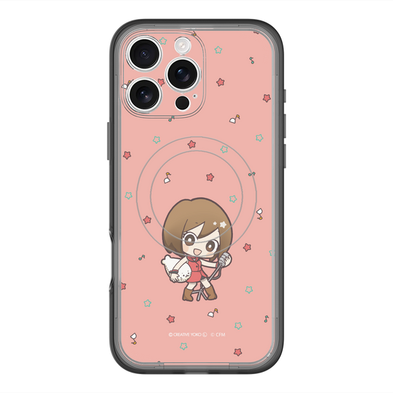 スリムプロテクションプレミアムケース with MagSafe［ しろたん×初音ミク - MEIKO - しろたんと一緒 ］