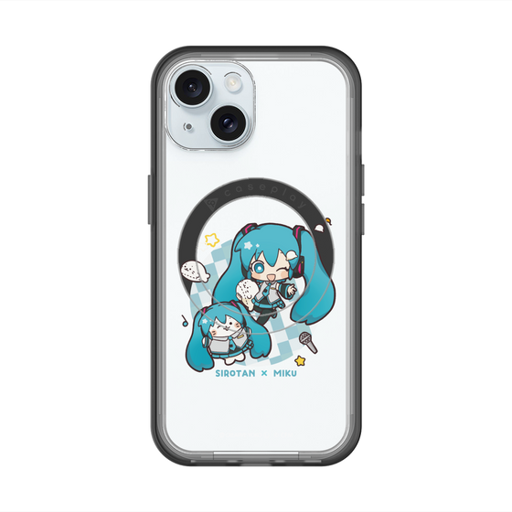 スリムプロテクションプレミアムケース with MagSafe［ しろたん×初音ミク - しろたん×初音ミク ］