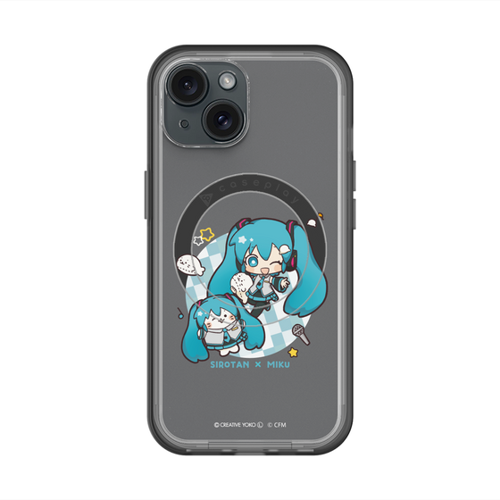 スリムプロテクションプレミアムケース with MagSafe［ しろたん×初音ミク - しろたん×初音ミク ］