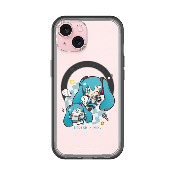 スリムプロテクションプレミアムケース with MagSafe［ しろたん×初音ミク - しろたん×初音ミク ］