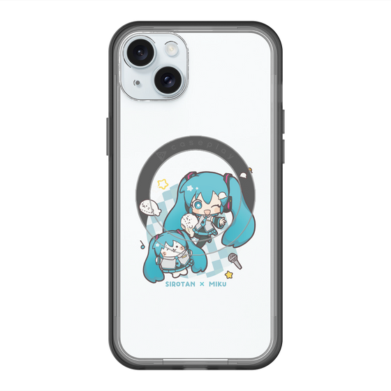 スリムプロテクションプレミアムケース with MagSafe［ しろたん×初音ミク - しろたん×初音ミク ］