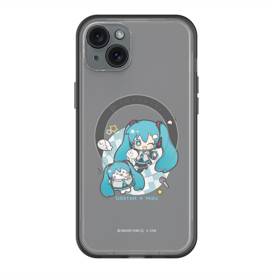 スリムプロテクションプレミアムケース with MagSafe［ しろたん×初音ミク - しろたん×初音ミク ］