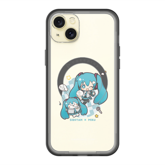 スリムプロテクションプレミアムケース with MagSafe［ しろたん×初音ミク - しろたん×初音ミク ］
