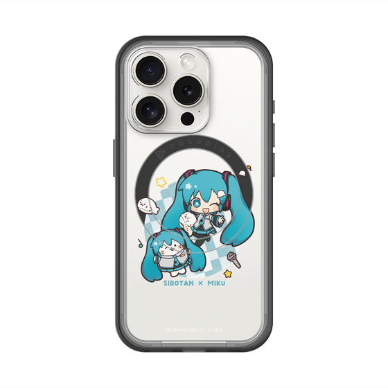 スリムプロテクションプレミアムケース with MagSafe［ しろたん×初音ミク - しろたん×初音ミク ］