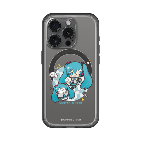 スリムプロテクションプレミアムケース with MagSafe［ しろたん×初音ミク - しろたん×初音ミク ］