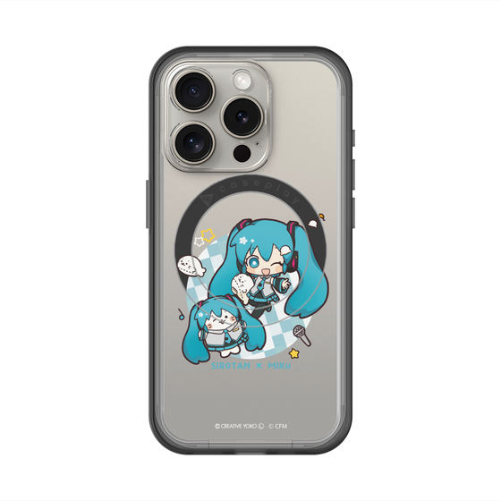 スリムプロテクションプレミアムケース with MagSafe［ しろたん×初音ミク - しろたん×初音ミク ］