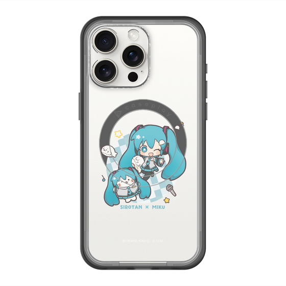 スリムプロテクションプレミアムケース with MagSafe［ しろたん×初音ミク - しろたん×初音ミク ］