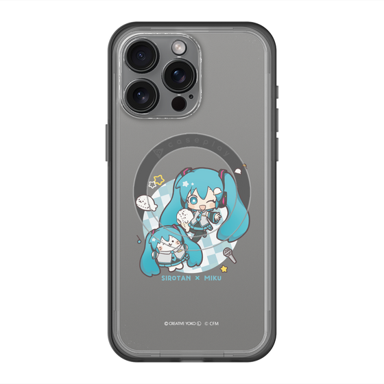 スリムプロテクションプレミアムケース with MagSafe［ しろたん×初音ミク - しろたん×初音ミク ］