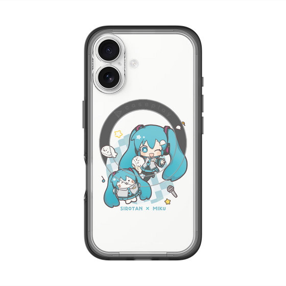 スリムプロテクションプレミアムケース with MagSafe［ しろたん×初音ミク - しろたん×初音ミク ］
