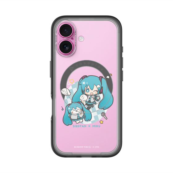 スリムプロテクションプレミアムケース with MagSafe［ しろたん×初音ミク - しろたん×初音ミク ］
